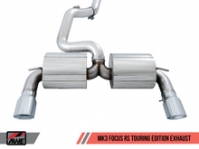 AWE Cat-Back Exhaust System Touring Edition Resonated With Chrome Tips Focus RS 2016+