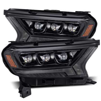 AlphaRex NOVA Series Alpha Black LED Headlights Ford Ranger 2019 +