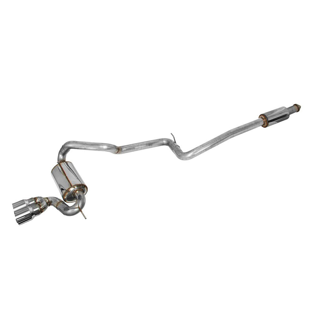 AWE Cat-Back Exhaust System Touring Edition Resonated With Chrome Silver Tips Focus ST 2013+