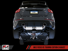 AWE Cat-Back Exhaust System Touring Edition Resonated With Chrome Tips Focus RS 2016+