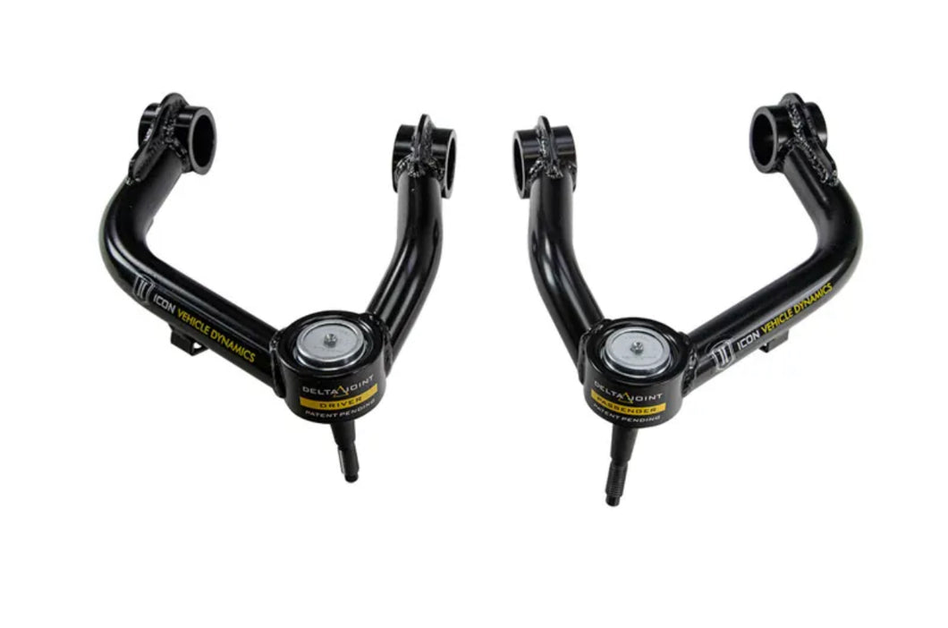 ICON Tubular Delta Joint Upper Control Arms (Steel Knuckles) Ford Ranger 2019 +