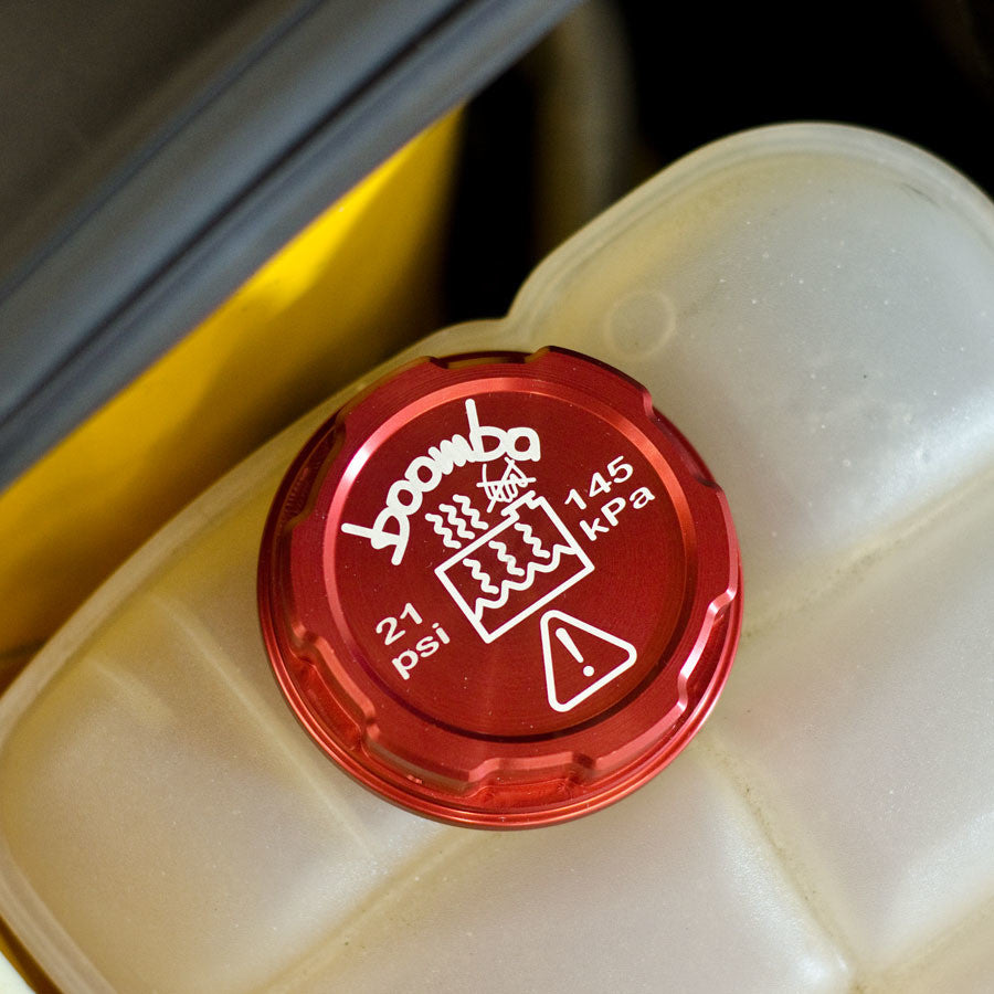 Boomba Racing Brake Fluid Reservoir/Coolant Tank Reservoir Cap Covers
