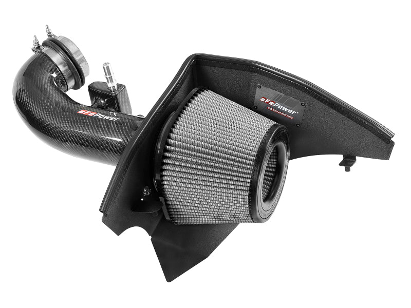 AFE Track Series Carbon Fiber Cold Air Intake with Pro DRY S Filter Camaro SS 2016 +