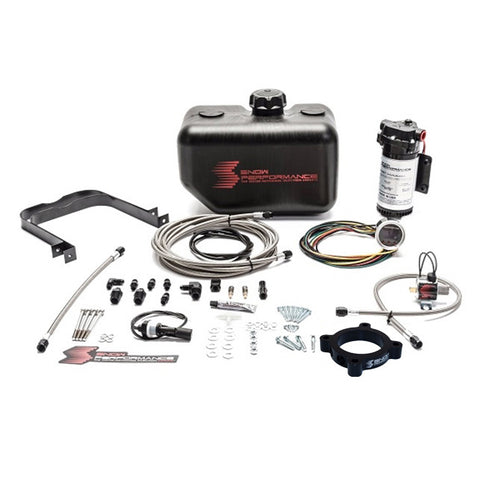 Snow Performance Stage 2 Water-Methanol Kit (Stainless Steel Braided Line, 4AN Fittings) Focus ST/RS