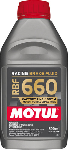 Motul RBF660 Factory Line Brake Fluid DOT 4