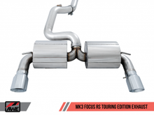 AWE Cat-Back Exhaust System Touring Edition Resonated With Diamond Black Tips Focus RS 2016+