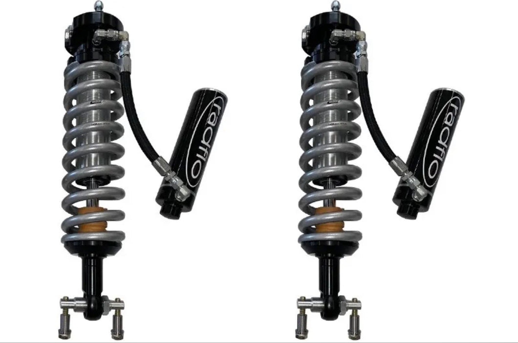 Radflo 2.5 Adjustable Remote Reservoirs Front Coilovers (2
