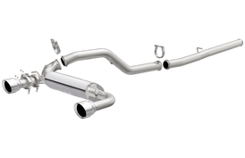 MagnaFlow Cat-Back 3in SS Dual Outlet 4.5in Polished Tips Ford Focus RS 2016+