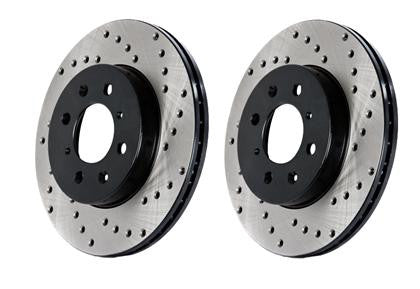 StopTech Drilled Sport Front Right Brake Rotor Focus ST 2013+