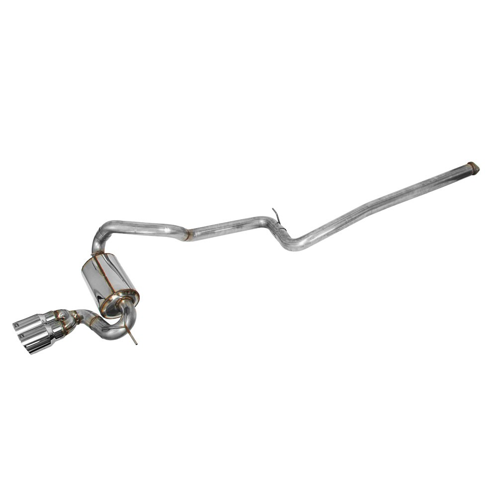AWE Cat-Back Exhaust System Touring Edition Non-Resonated With Chrome Silver Tips Focus ST 2013+