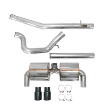 AWE Cat-Back Exhaust System Touring Edition Non-Resonated With Diamond Black Tips Focus RS 2016+