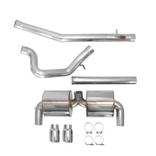 AWE Cat-Back Exhaust System Touring Edition Non-Resonated With Chrome Silver Tips Focus RS 2016+