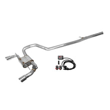 AWE Cat-Back Exhaust System SwitchPath With Chrome Silver Tips And SwitchPath Remote Pair Focus RS 2016+